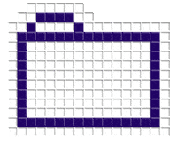 space invader Sticker