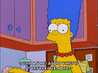 happy marge simpson GIF