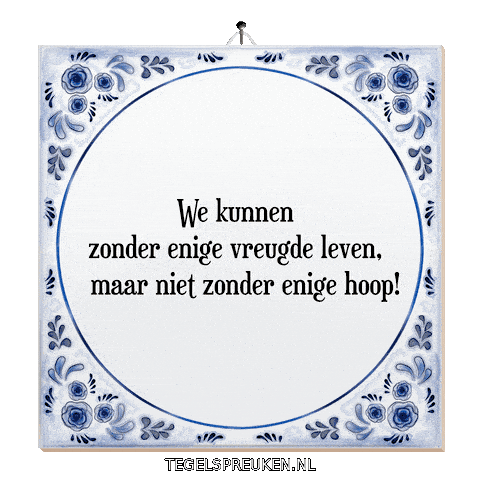 Nl Hoop Sticker by Tegelspreuken.nl