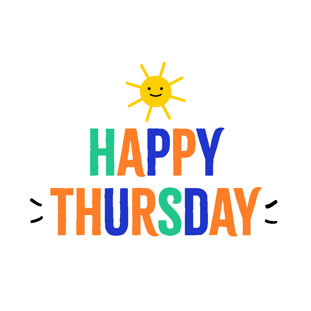 Thursday Weekday Sticker by Jessica Lau
