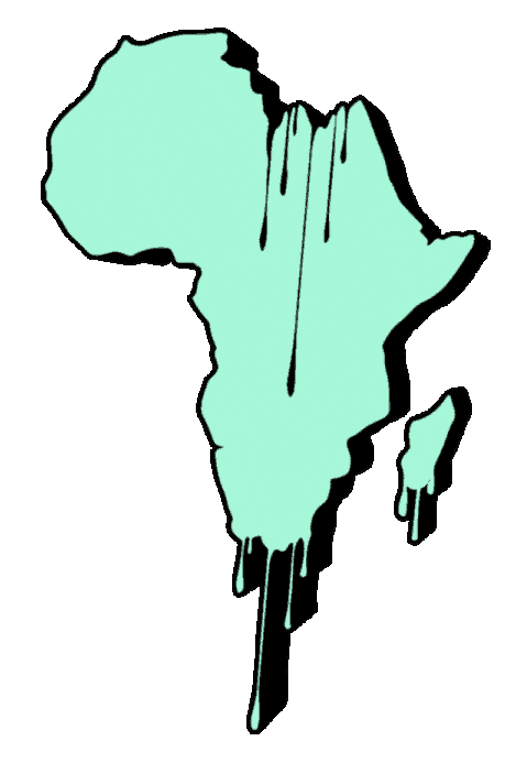Africa Afro Sticker by Vunzige Deuntjes