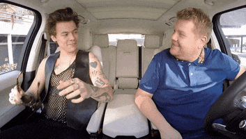 harry styles #carpoolharryoke GIF by The Late Late Show with James Corden