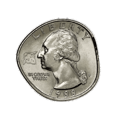 George Washington Money Sticker by @Phetus88