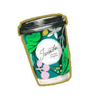 jamocha happy dancing coffee tropical Sticker