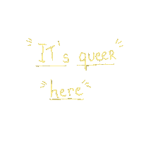 Poulpou_ pride lgbt here queer Sticker