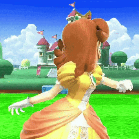 Super Mario Flowers GIF