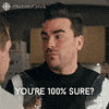 Are You Sure Schitts Creek GIF by CBC