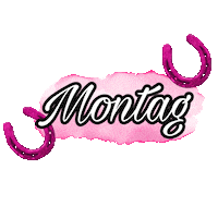 Rosa Wochentag Sticker