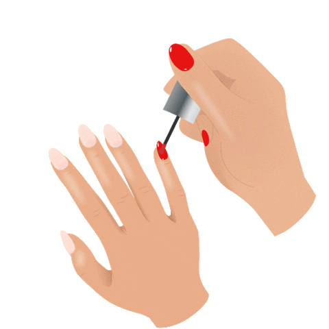 Paint Nails Sticker by Le Mini Macaron