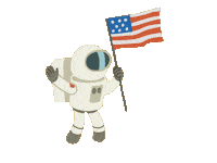 Independence Day Yes Sticker by Brent Noll