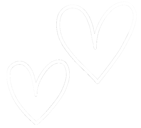 White Heart Sticker