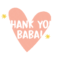 Baba Thank You Sticker by 8wood