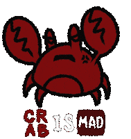 Crab Baba Is You Sticker by Nico