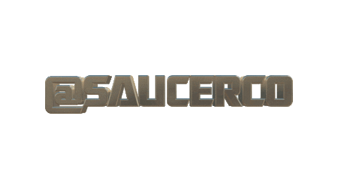 3D Chrome Sticker by SAUCER