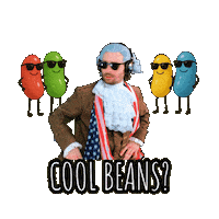 Bean Thumbs Up Sticker