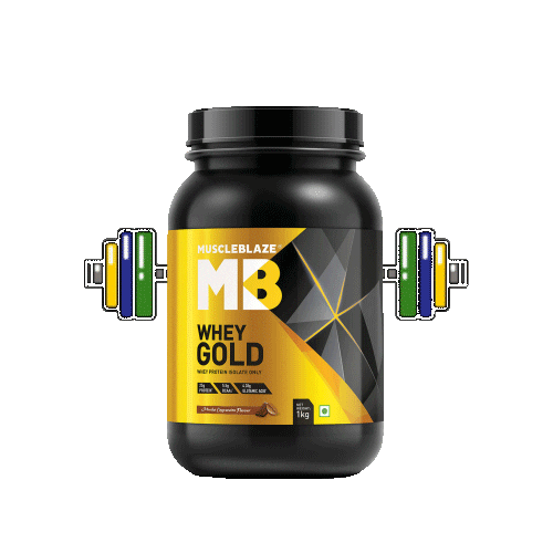Gym Bodybuilding Sticker by MuscleBlaze