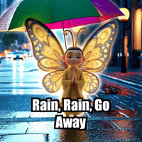 Go Away Rain GIF by BuddhaFlyJourney