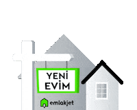 emlakjet ev emlak konut satılık ev Sticker