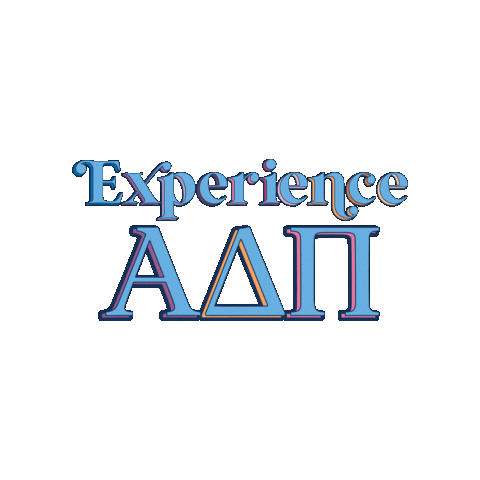 Experienceadpi Sticker by Alpha Delta Pi