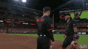 Major League Baseball Hug GIF by Cincinnati Reds
