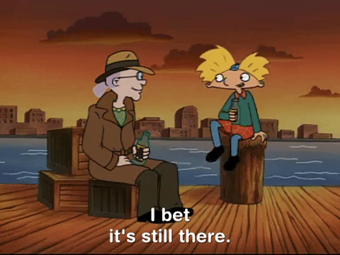 hey arnold nicksplat GIF