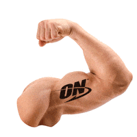 gym muscle Sticker by Optimum Nutrition Brasil