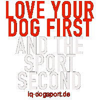 Sportdog Loveyourdog Sticker by IQ Dogsport
