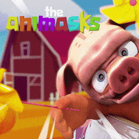 animasks happy animation cartoon celebrate GIF
