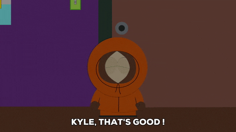 kenny mccormick yes GIF by South Park 