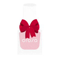 Curtain Call Christmas Sticker by Orosa Beauty