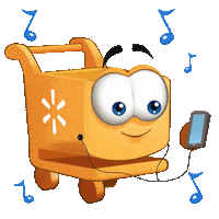 walmartmexico walmart mãºsica carrito Sticker