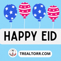 Eid Al Fitr Usa GIF by Trealtorr