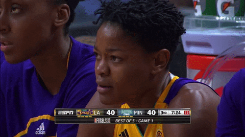 Angry Los Angeles Sparks GIF by WNBA