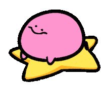 Thevishisland pink sticker star spin Sticker