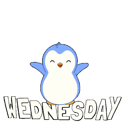 Good Morning Penguin Sticker by Pudgy Penguins