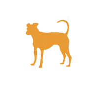 browndogcoalition dog heart brown dog coalition Sticker