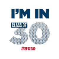 Hu30 Sticker by Howard University