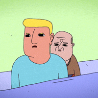 Aanenmatig animatie tekenfilm grappig aan en matig GIF