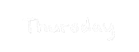 Week Thursday Sticker