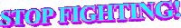 fight text Sticker