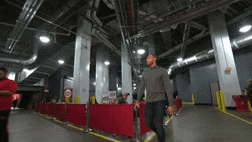 Arrive Nba Playoffs GIF by NBA