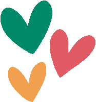 Love It Hearts Sticker