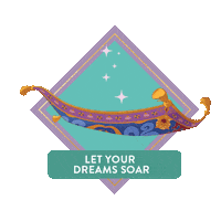 Magic Carpet Sparkle Sticker by Disney Princess