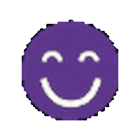 InstitutoCaminhabilidade smile feliz roxo carinha Sticker