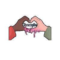 Fremde_werden_Freunde love friends diversity wien Sticker