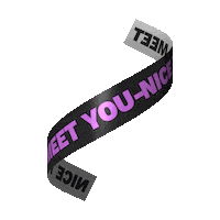 Sash Celebrate Sticker by Nice To Meet You Studio