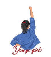 Happy Girl Sticker by Branding Bosses