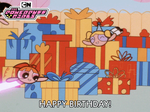 Happy Birthday Bubbles GIF by Cartoon Network