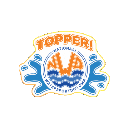 nationaalwatersportdiploma giphygifmaker topper zeilen nwd Sticker