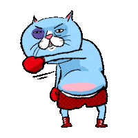 fight boxing Sticker by ehcat